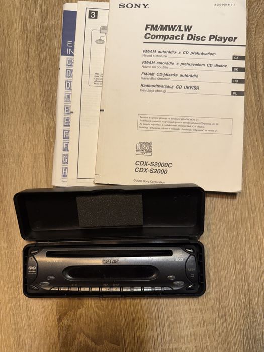 Sony Radio samochodowe CD X