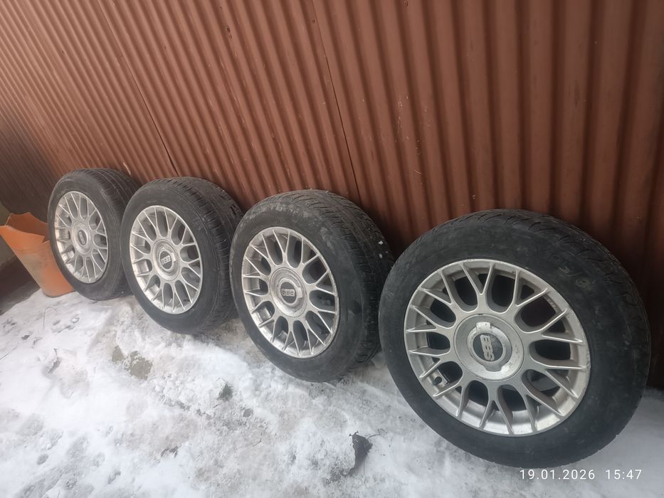 Alufelgi BBS z oponami r15 4x100