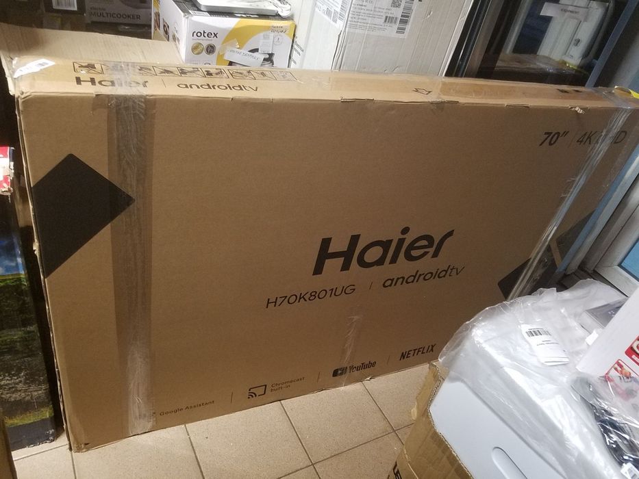 Smart 70" Haier H70K801UG битий