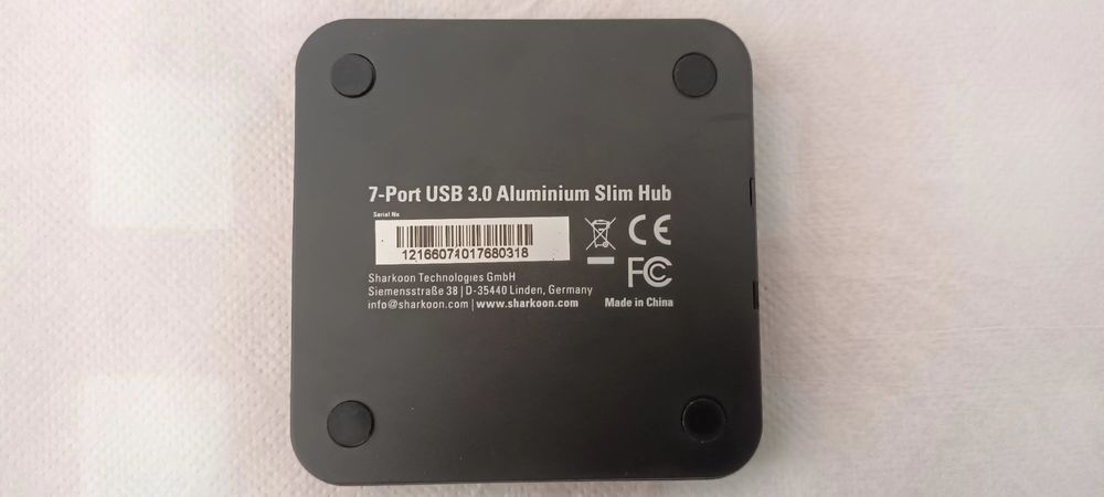 Hub Sharkoon 7 entradas USB NOVO