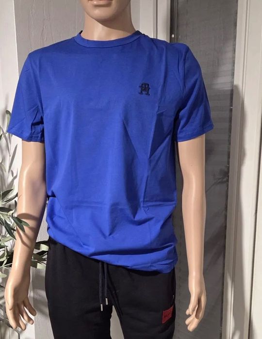 T-Shirt koszula Tommy Hilfiger XXL niebieska