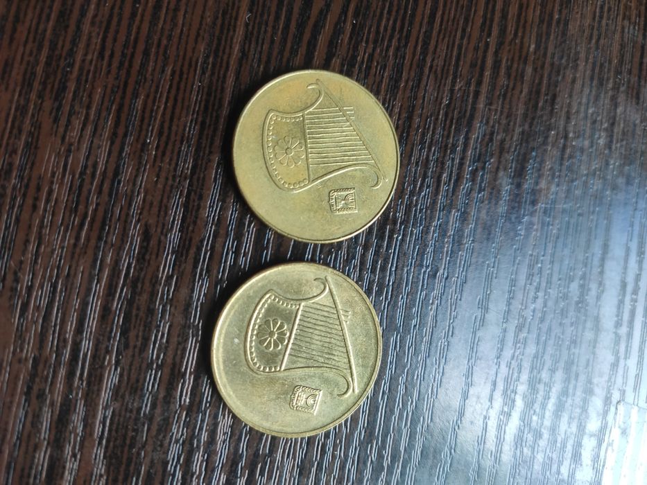 Монеты Израиля 1/2 Шекель