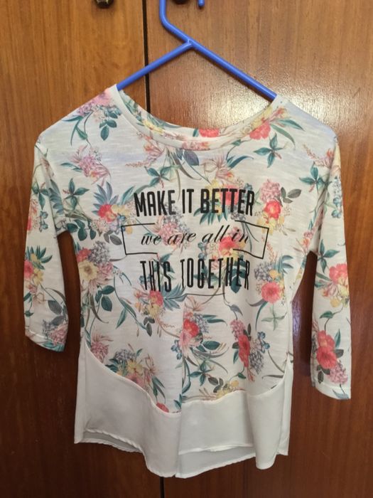 Camisola florida Bershka