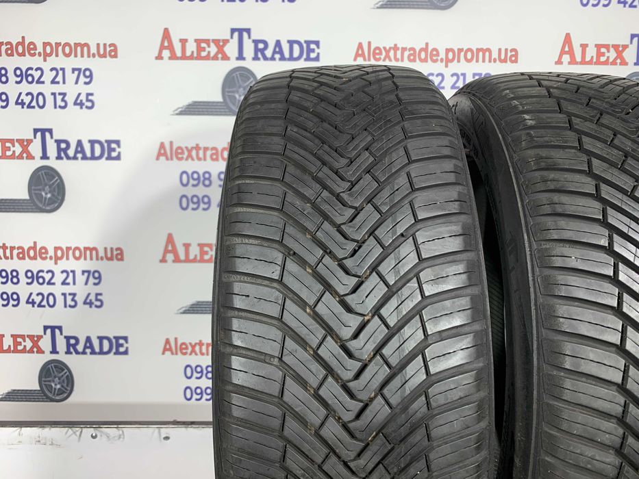 2 шт. 205/50 R17 Continental AllSeasonContact шини вживані, протектор 7,5 мм
