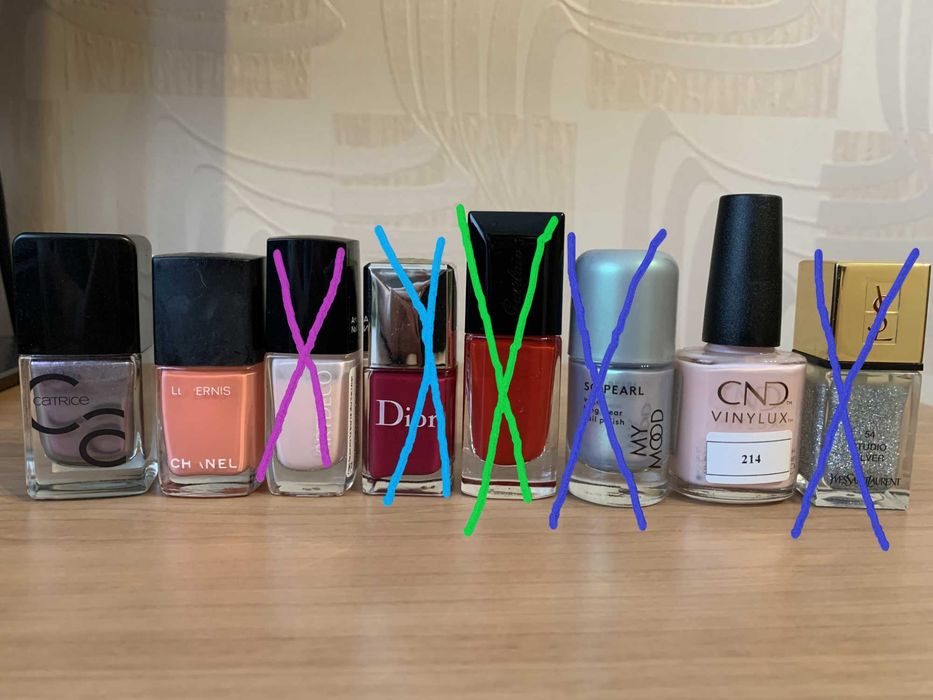Лак для ногтей Morgan Taylor OPI ORLY CND Chanel KiKo Pupa Dior Catric