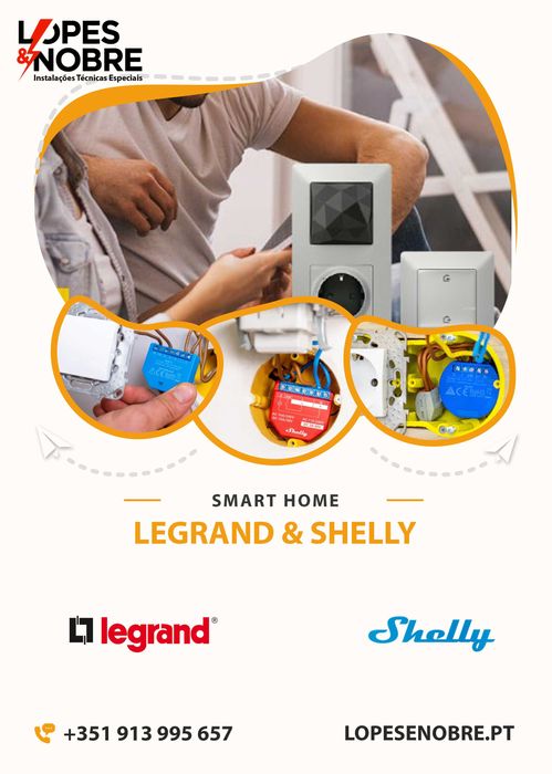 Instalação Shelly & Smarthome Legrand Em Queluz E Belas