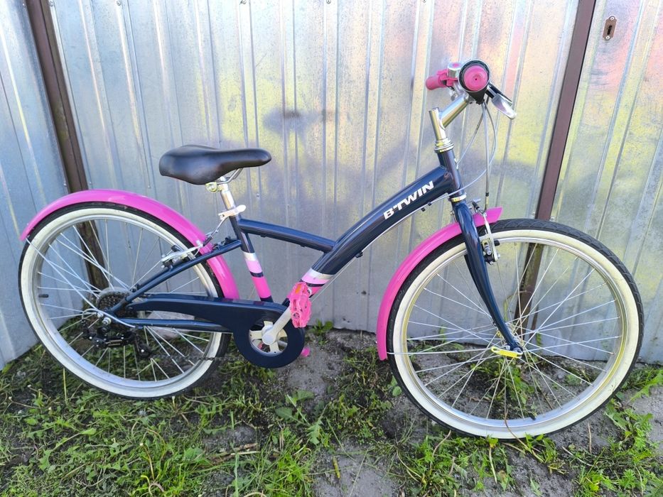 Rower 24" B TWIN piękny jak NOWY Shimano okazja