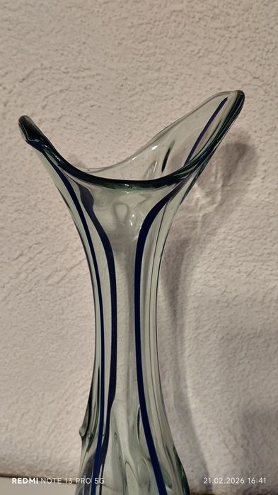 Szkło Kolorowe Wazon Sękacz