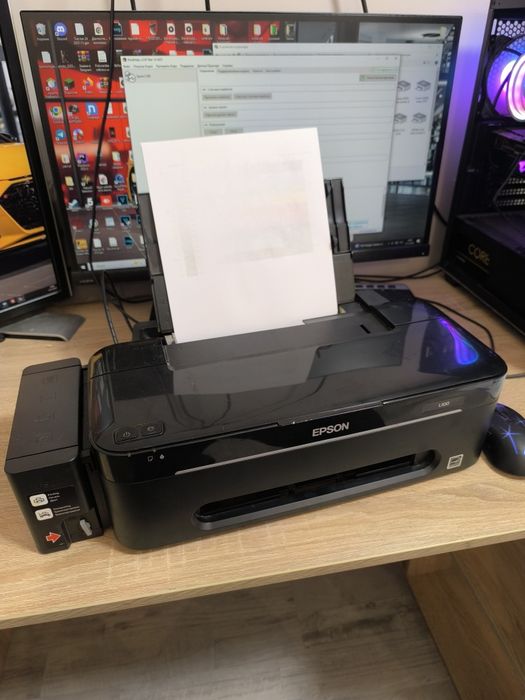 Epson L100 принтер кольоровий