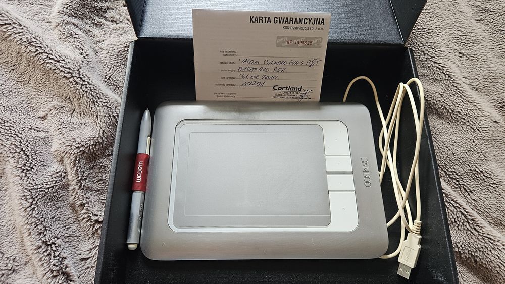 Tablet graficzny Wacom Bamboo Fun CTH-461 + piórko + pudełko | Kompletny zestaw