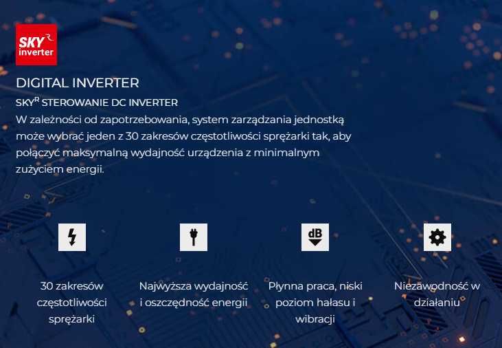 Klimatyzator ROTENSO Ukura 3,5 kW z Montażem. Grzanie ok 50m2 do -20°C