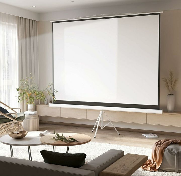 REBAIXA!!!Tela de tripé profissional 244x183cm (L x A)