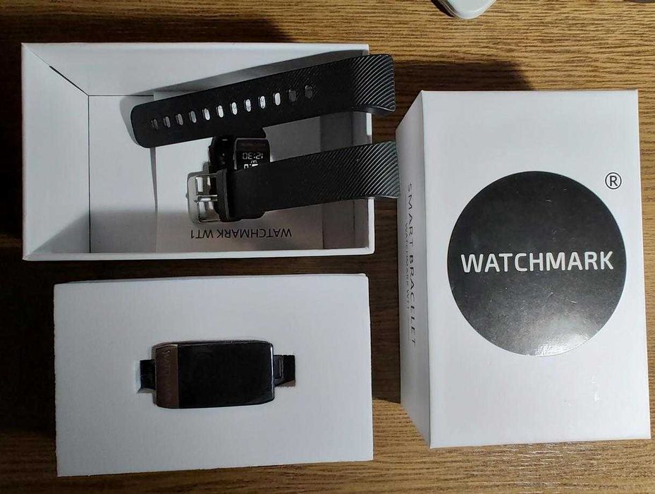 Zegarek smartwatch Watchmark WT1 wielofunkcyjna opaska zdrowia