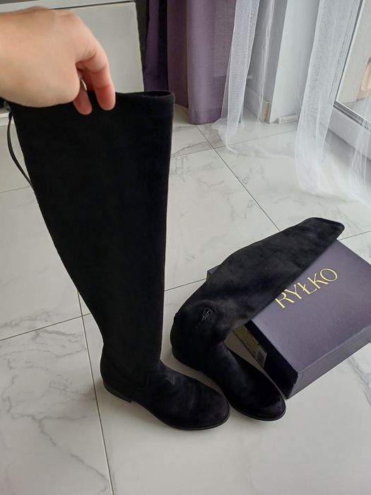 Czarne kozaki Ryłko 39