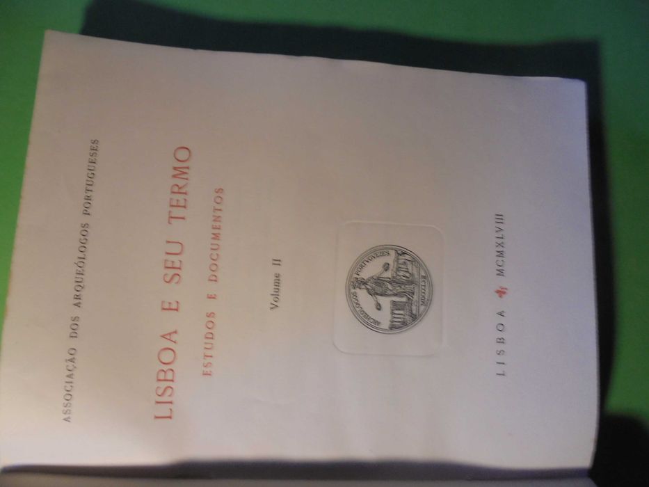 Vários;Lisboa e o seu Termo-Estudos e Documentos-Volume II
