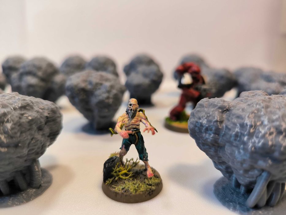 Krzew (B) pojedyncze zestaw Diorama Makieta Model