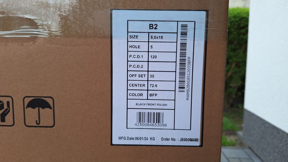 Nowe Alufelgi BMW 5x120 R18 3 5 X1 X3 f25 f30 f10 E90 E84 E46 Okazja.