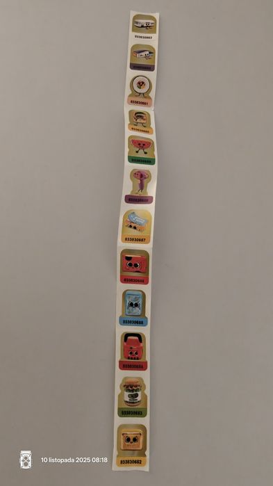 Naklejki Biedronka lub zamiana