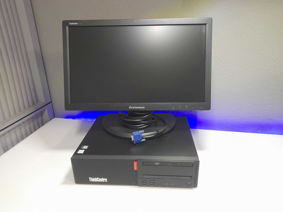 PC y Monitor Core i3 9100/SSD 256 GB Ram 8GB