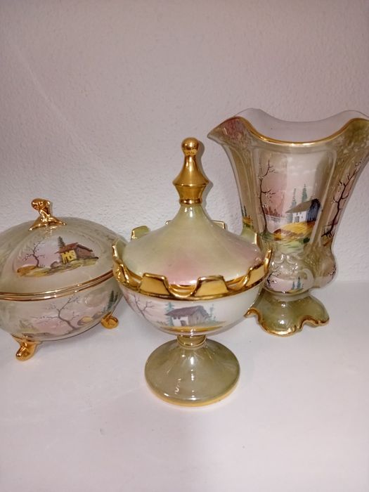 RB ALCOBAÇA - conjunto de 3 eças antigas