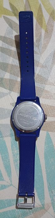 Relógio Lacoste 12.12 com pulseira de silicone azul