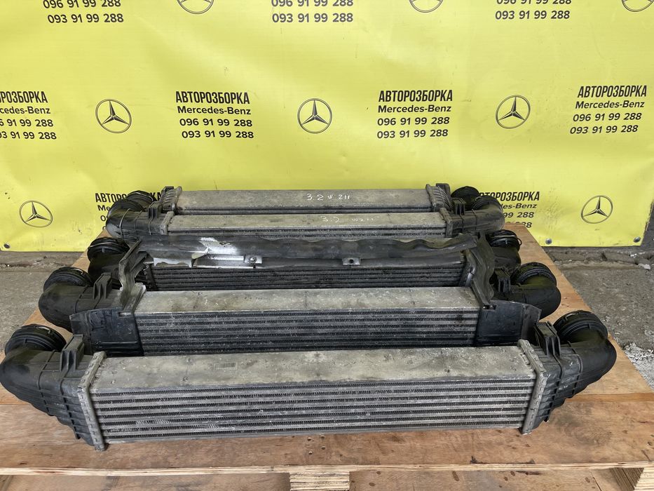 Радіатор інтеркулера турби турбіни 2.2 2.7 3.0 3.2 cdi w211,w203,w164
