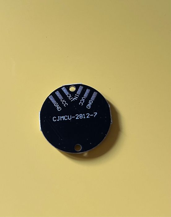 Pierscień LED 7 diod CJMCU-2812-7 WS2812 - 4 szt