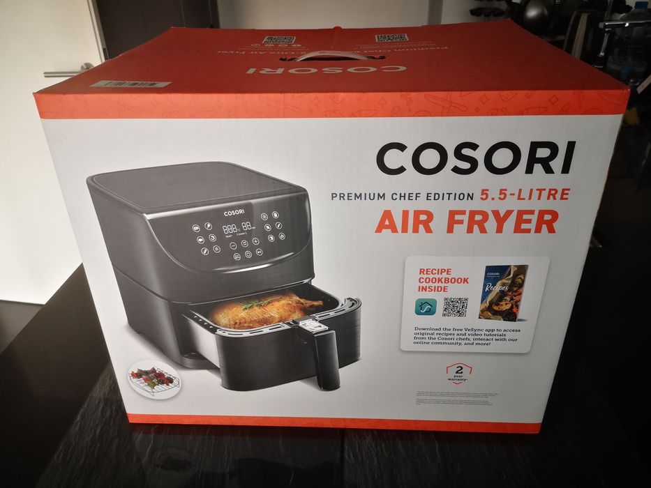 Fritadeira sem Óleo COSORI Premium Chef Edition (5.5L - Preto