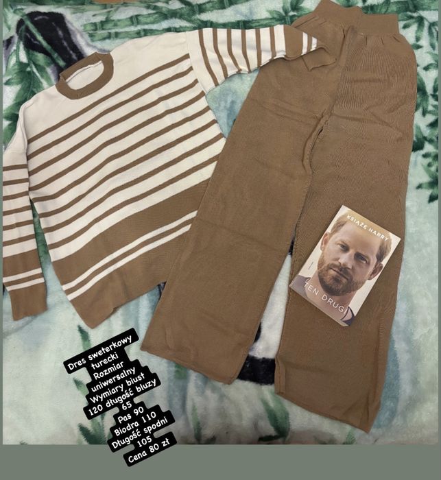 Dresy sweterkowe biust 120 tureckie