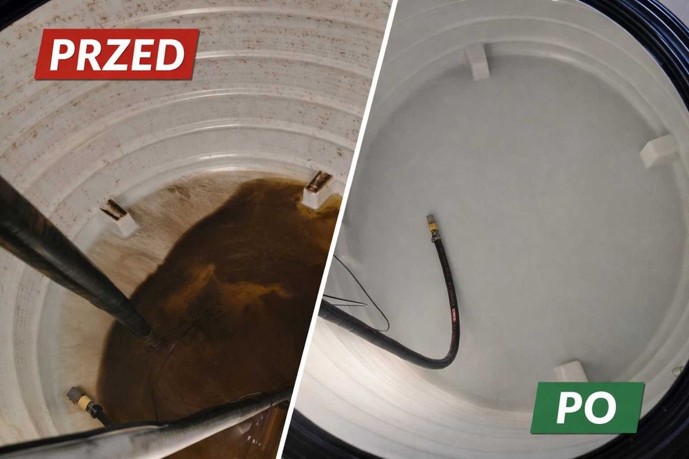 Czyszczenie zbiorników paliwa i oleju | Serwis zbiorników