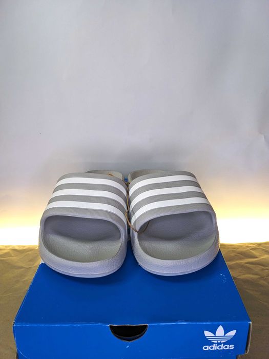 Шльопанці Adidas Adilette Aqua сірі EU 38 UK 5 оригінал