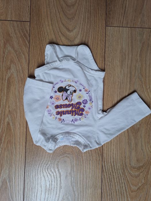 Body niemowlęce z Myszką Minnie