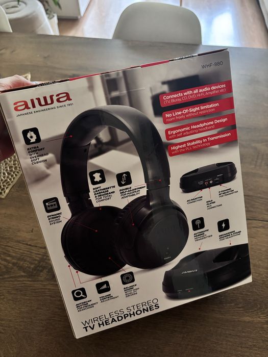 Auscultadores Wireless AIWA WHF-880