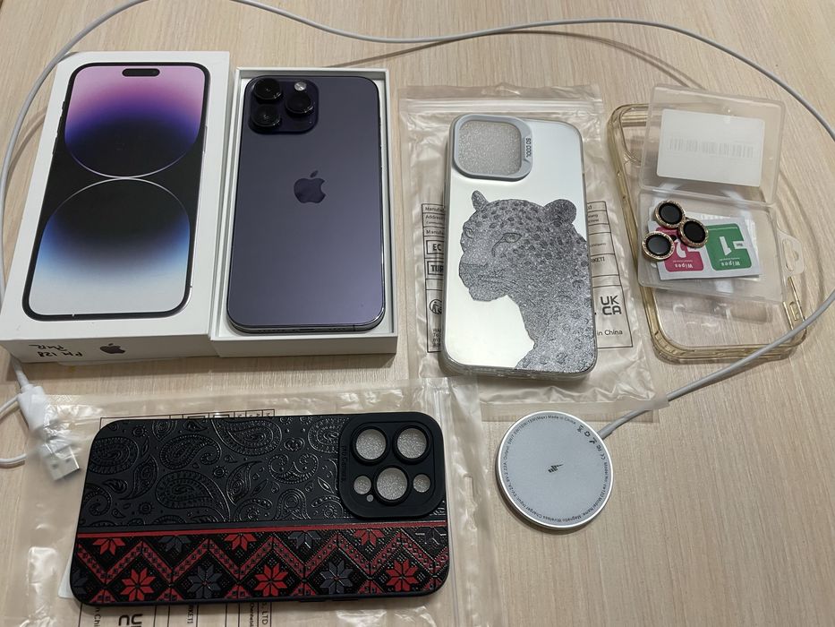 iPhone 14 Pro Max 128GB Deep Purple | 6.7” | 84% | Комплект