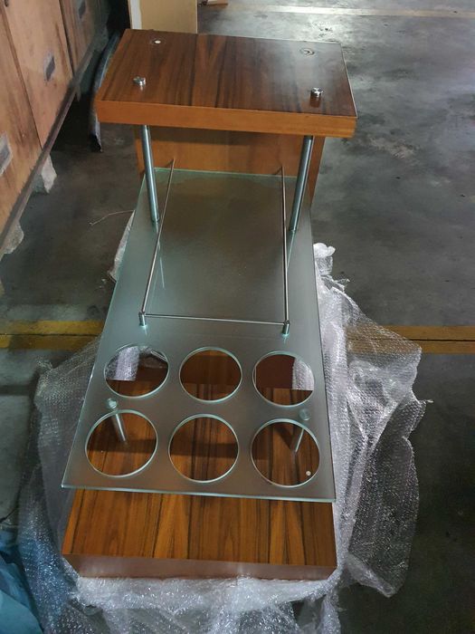 Mini Garrafeira em madeira