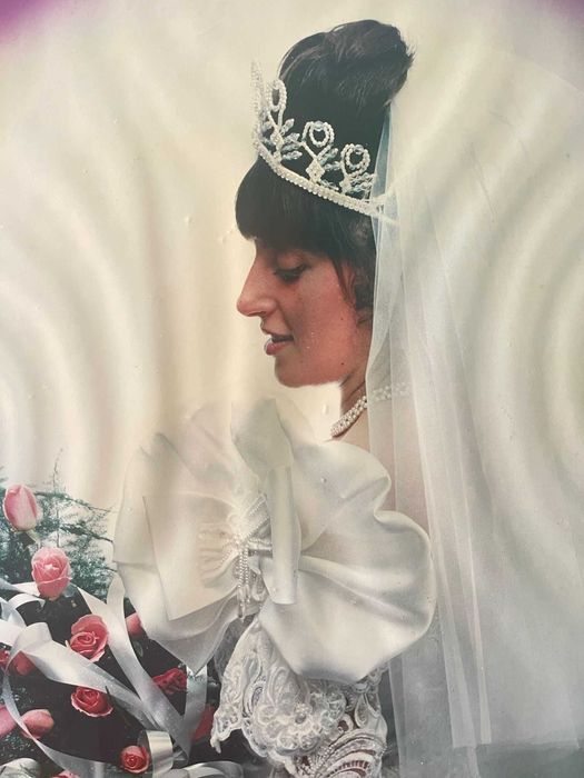 Vestido de noiva usado uma vez veste 36/38