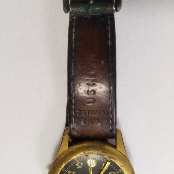 *RARO* Relógio ALFEX US NAVY CVWE NIMITZ, R34 - para peças ou restauro