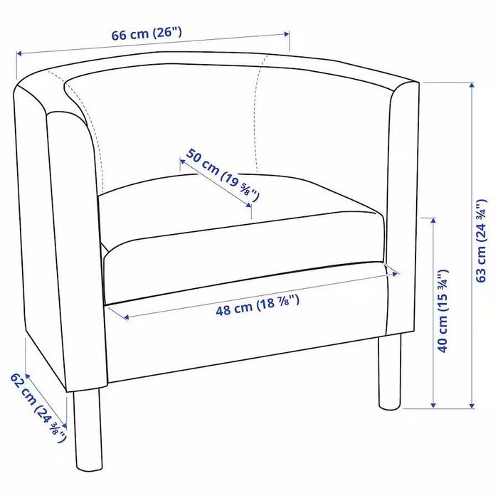 Poltrona Preta do Ikea