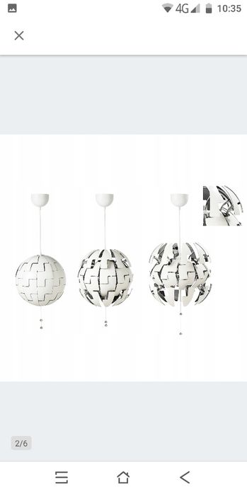 Lampa wisząca sufitowa IKEA PS 2014