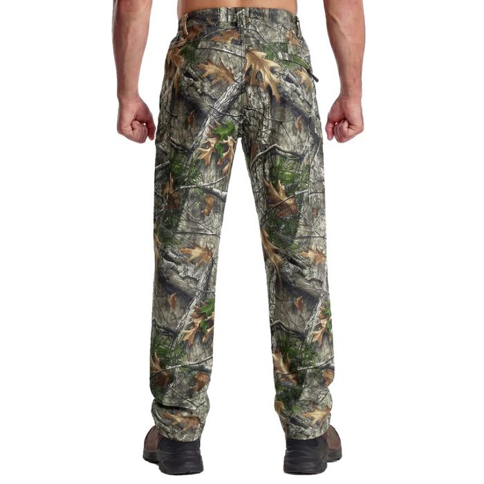 Spodnie myśliwskie taktyczne kamuflaż ocieplane softshell 5XL 42W/34L