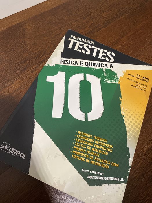 Livro preparar os testes fisica e quimica 10 ano