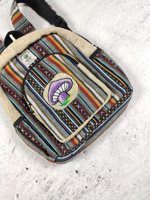 Plecak Handmade vintage Nepal Hemp hippie
