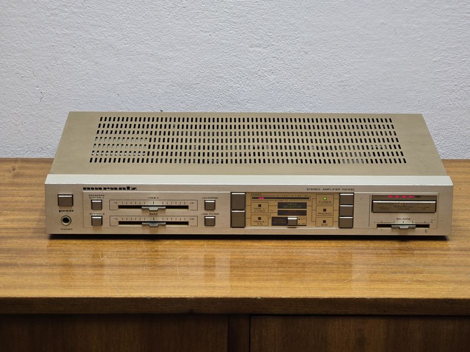 Marantz PM 330 JAPAN wzmacniacz Vintage płaski złoty