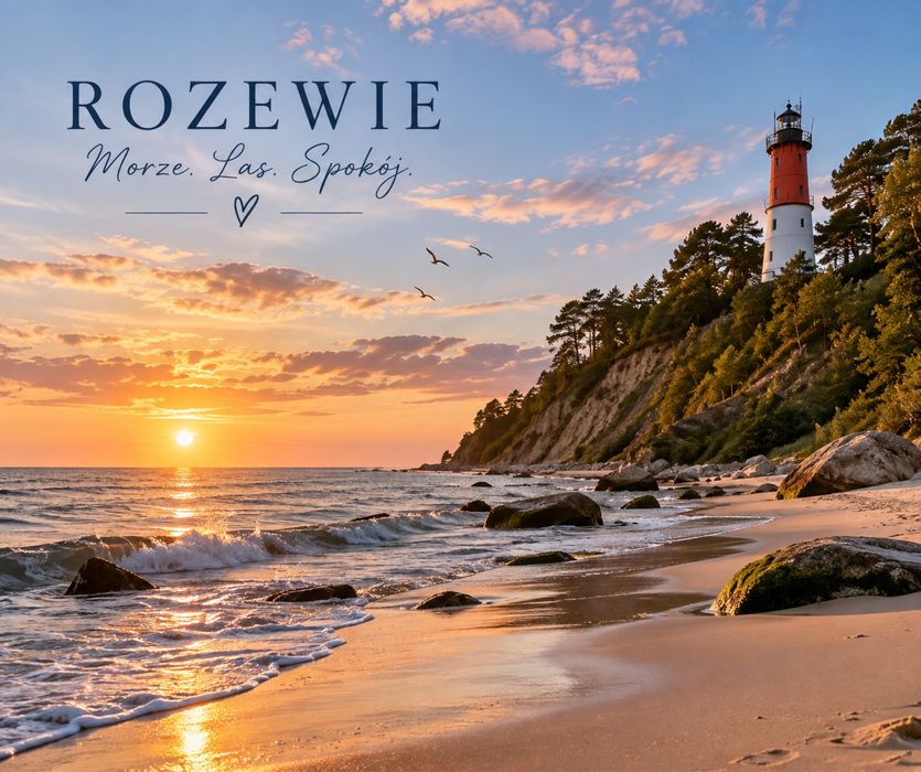 ROZEWIE MORZE BAŁTYK | Apartament blisko plaży | LAS • MORZE • PARKING • WIFI