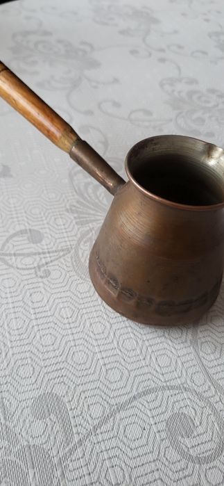 Miedziany tygielek Stary zabytkowy