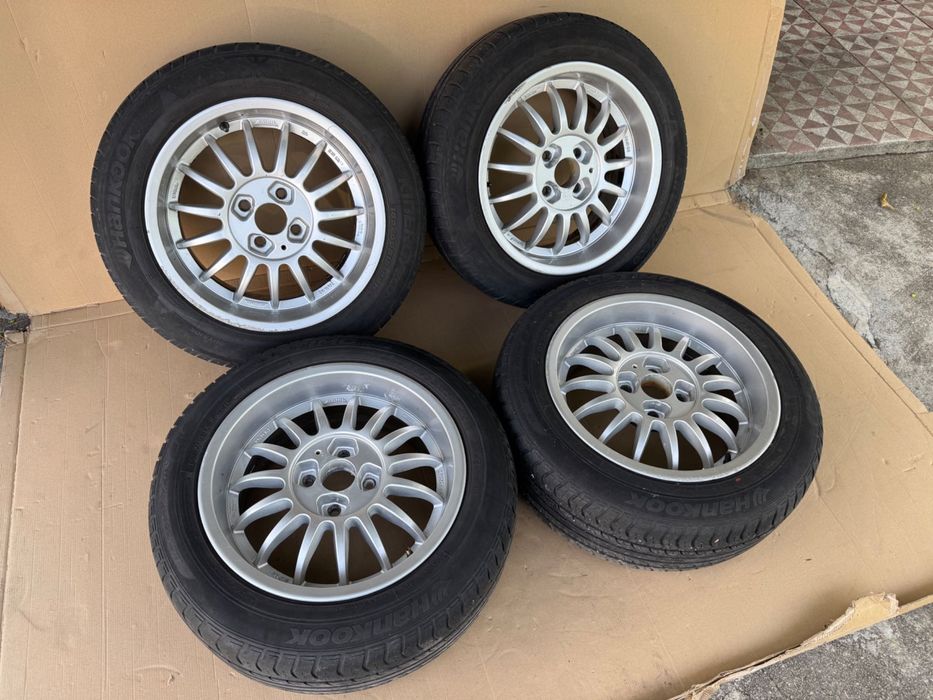 Jantes 15 4x100 com pneus