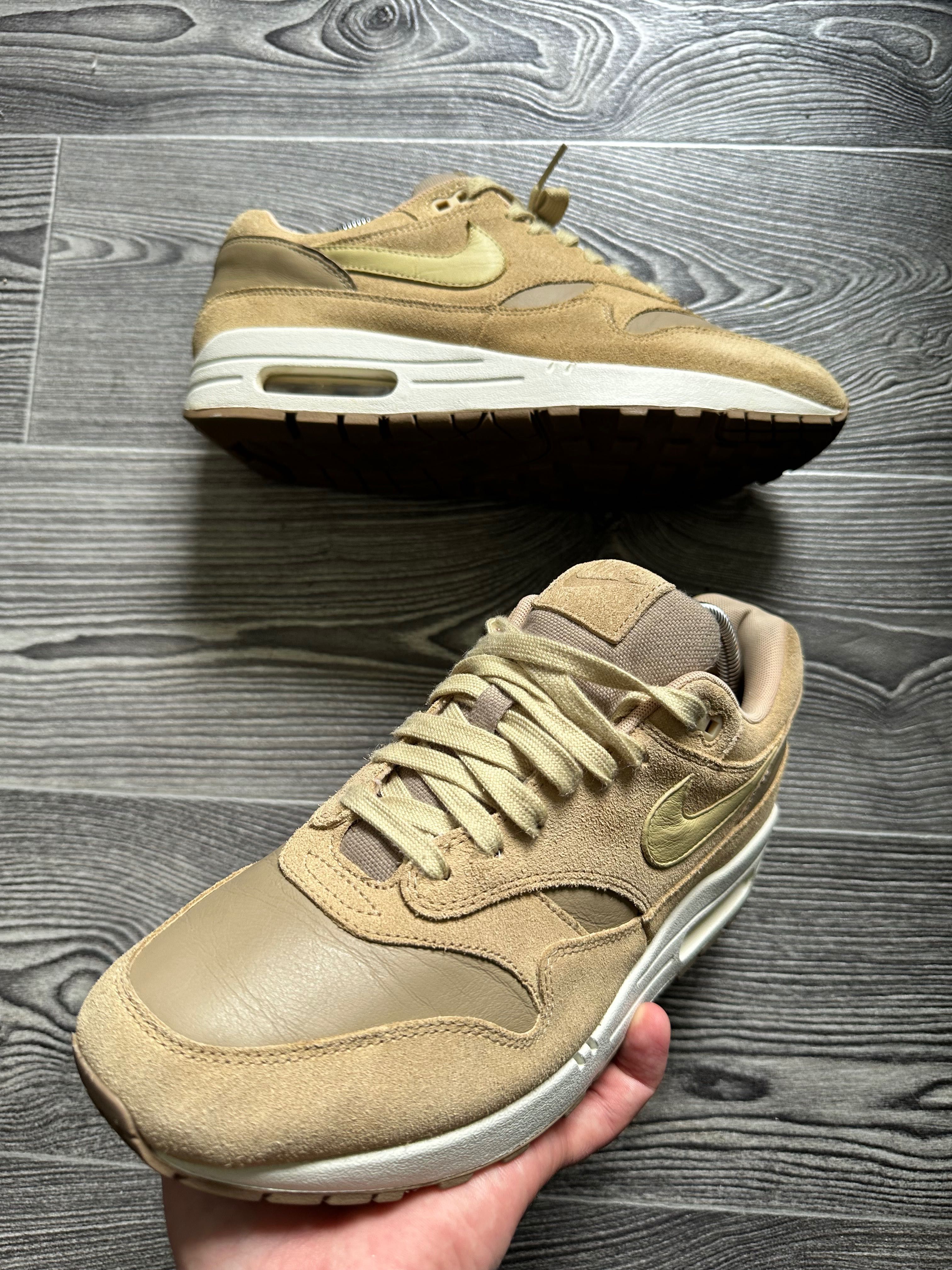 Nike air max 1 premium khaki hot sale