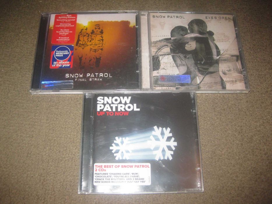 3 CDs dos "Snow Patrol"
