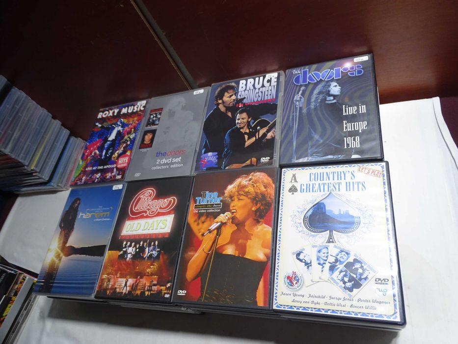 DVDs musicais em bom estado-5 euros cada artigo
