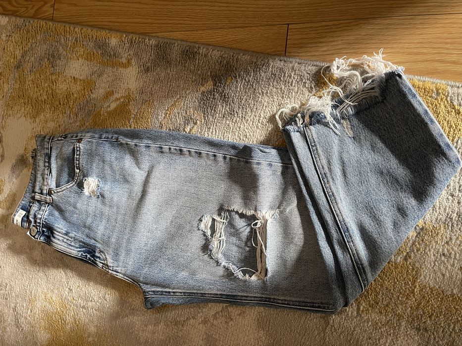 Calças mom fit mulher pull&bear